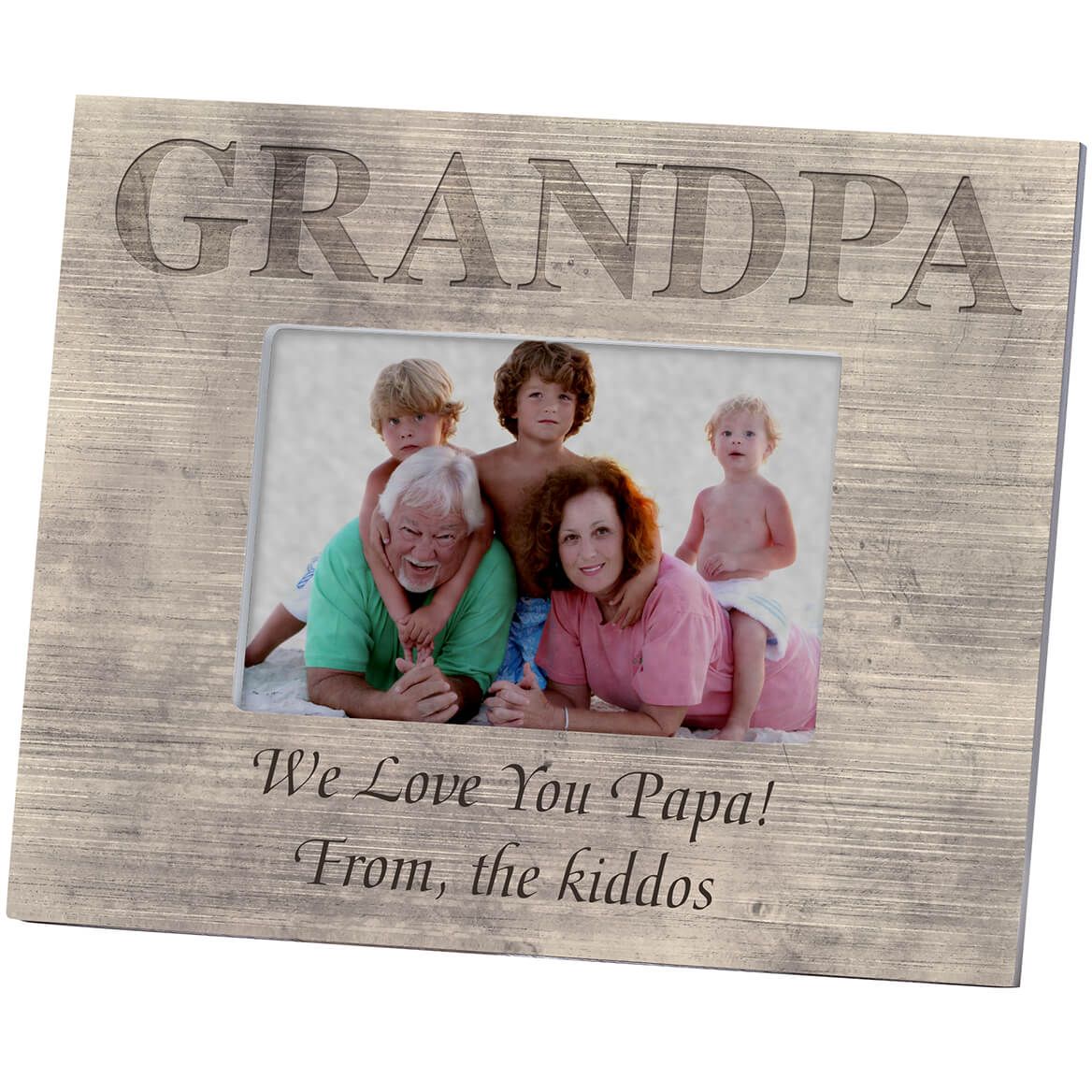 Personalized Shiplap Grandpa Frame + '-' + 361181