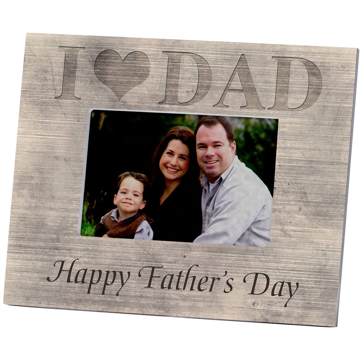 Personalized Shiplap I Love Dad Frame + '-' + 361182
