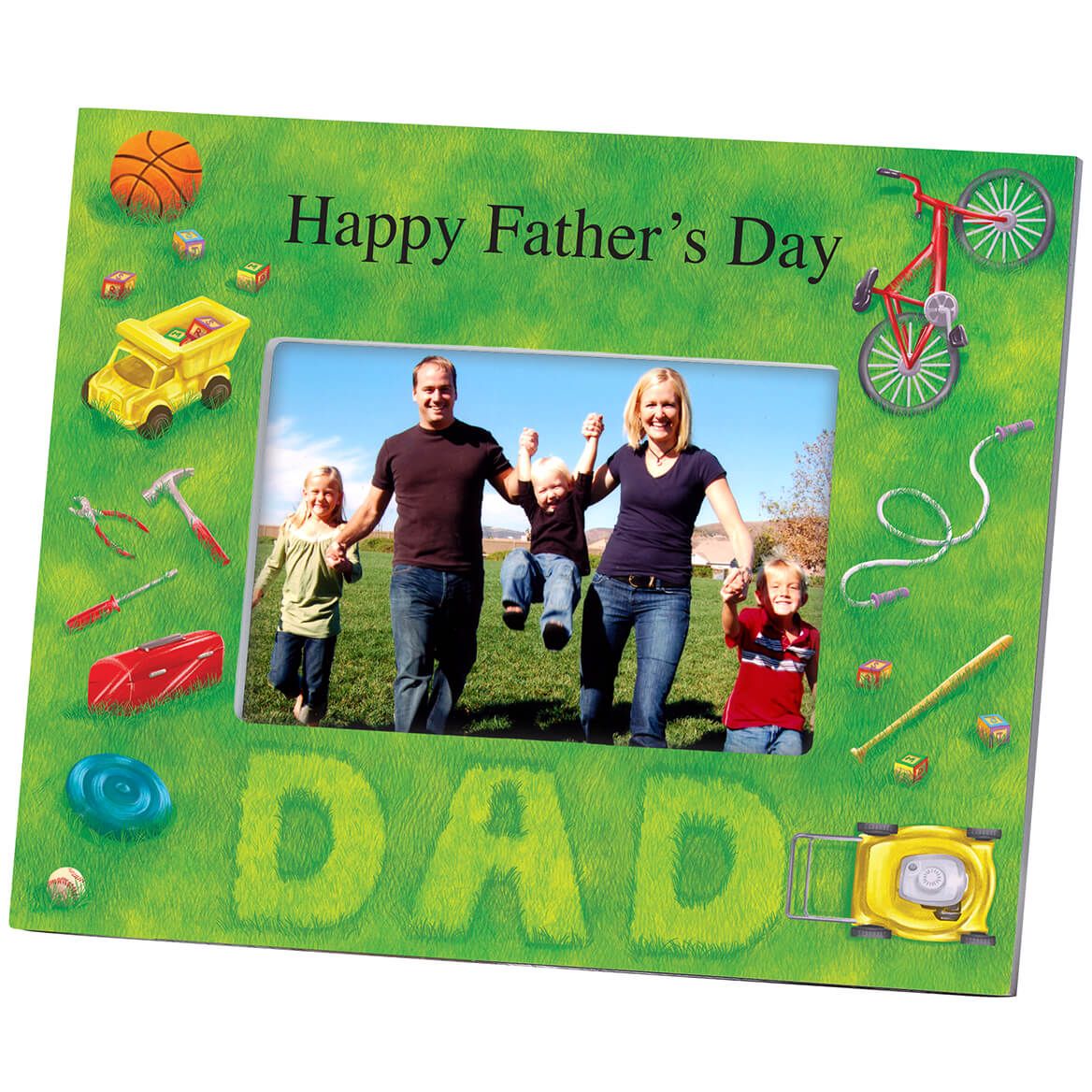 Personalized Lawn Words Dad Frame + '-' + 361188