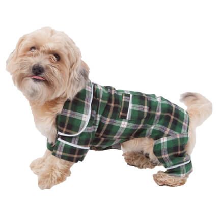Green Plaid Dog Pajamas-361473