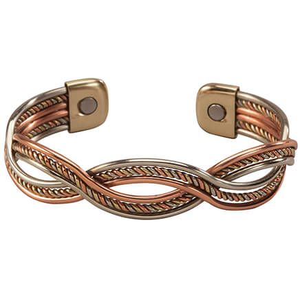 Magnetic Copper Braid Cuff-362352