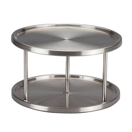 Two Tier Stainless Lazy Susan-362366