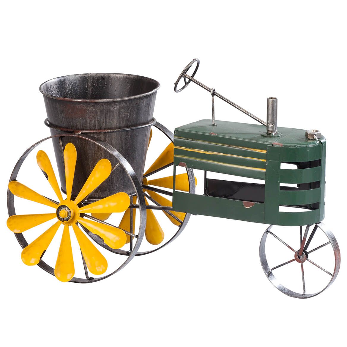 Metal Tractor Windmill Planter by Fox River Creations™ + '-' + 362539
