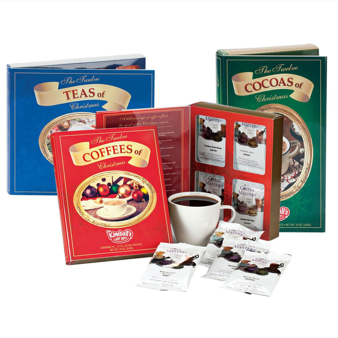 Twelve Teas, Coffees and Cocoas, Set of 3 + '-' + 362577