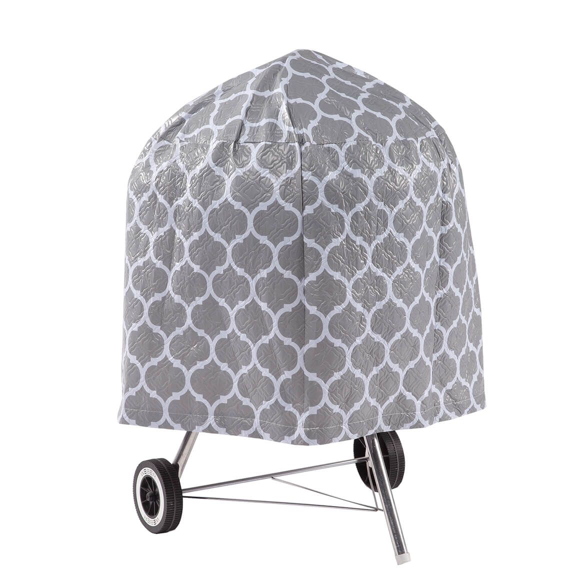 Trellis Pattern Quilted Kettle Style Grill Cover, 23"H x 27" + '-' + 362888