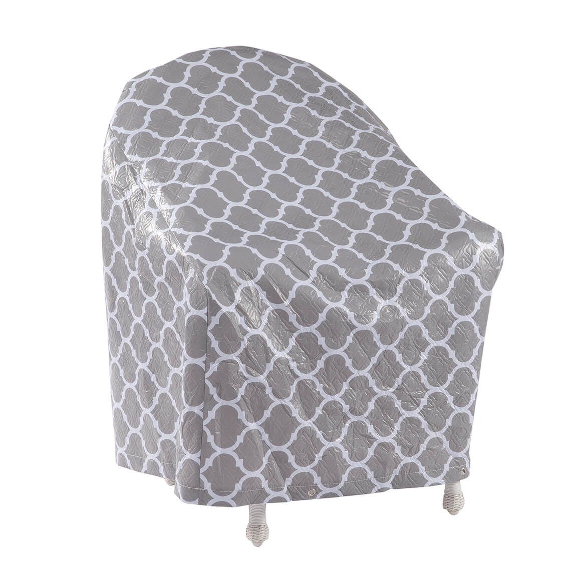 Trellis Pattern Quilted Chair Cover, 33"L x 33"H x 27"W + '-' + 362893