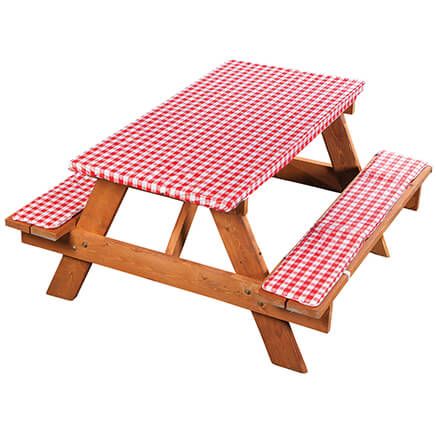 Deluxe Picnic Table Cover with Cushions-363250