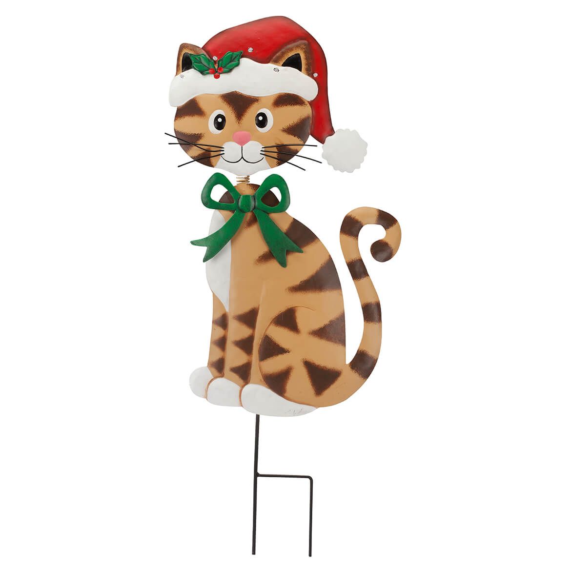 Metal Solar Christmas Cat Stake by Fox River™ Creations + '-' + 363444