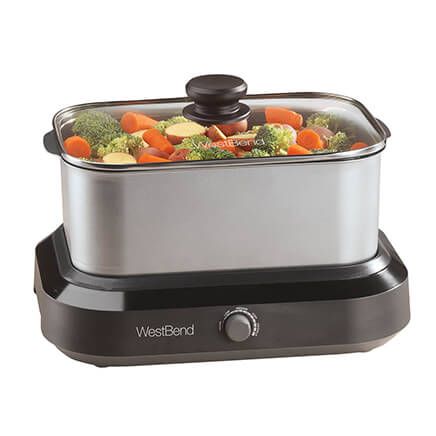 West Bend® 5 Qt. Versatility Cooker™ Stainless Steel-363834