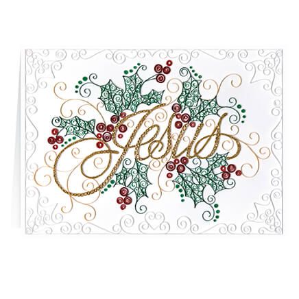 Paper Filigree Christmas Card Set of 20-364014