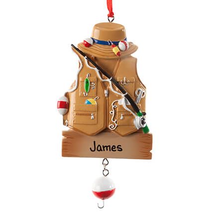 Personalized Fisher Ornament-364416
