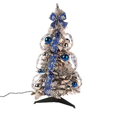 2' Snow Frosted Winter Style Pull-Up Tree by Holiday Peak™-364578