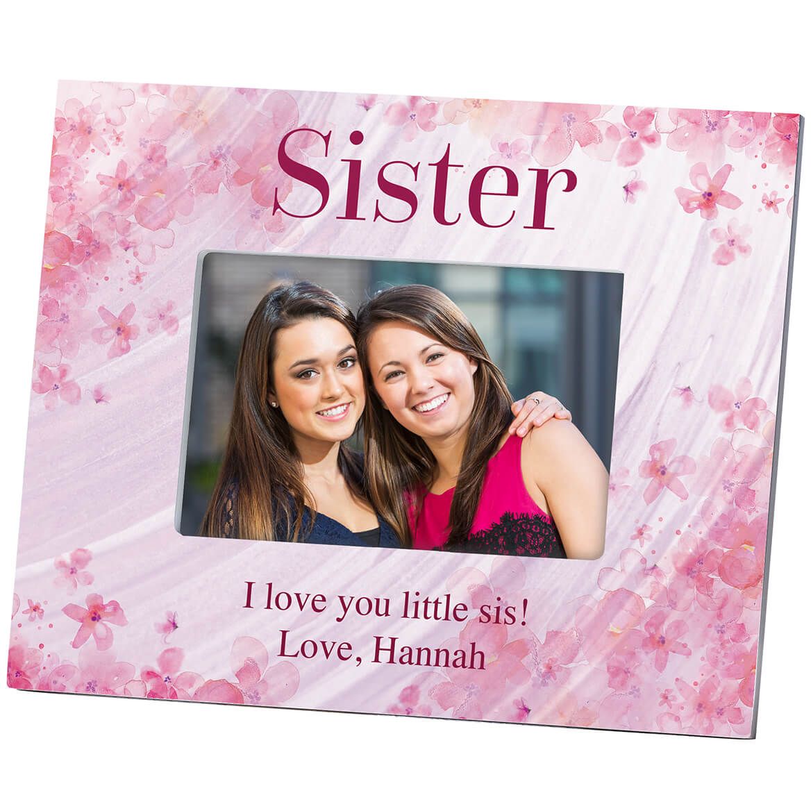 Personalized Flowers-a-Flutter Sister Frame + '-' + 364636