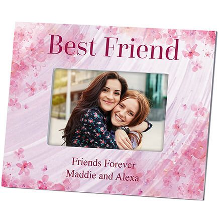 Personalized Flowers-a-Flutter Best Friend Frame-364638