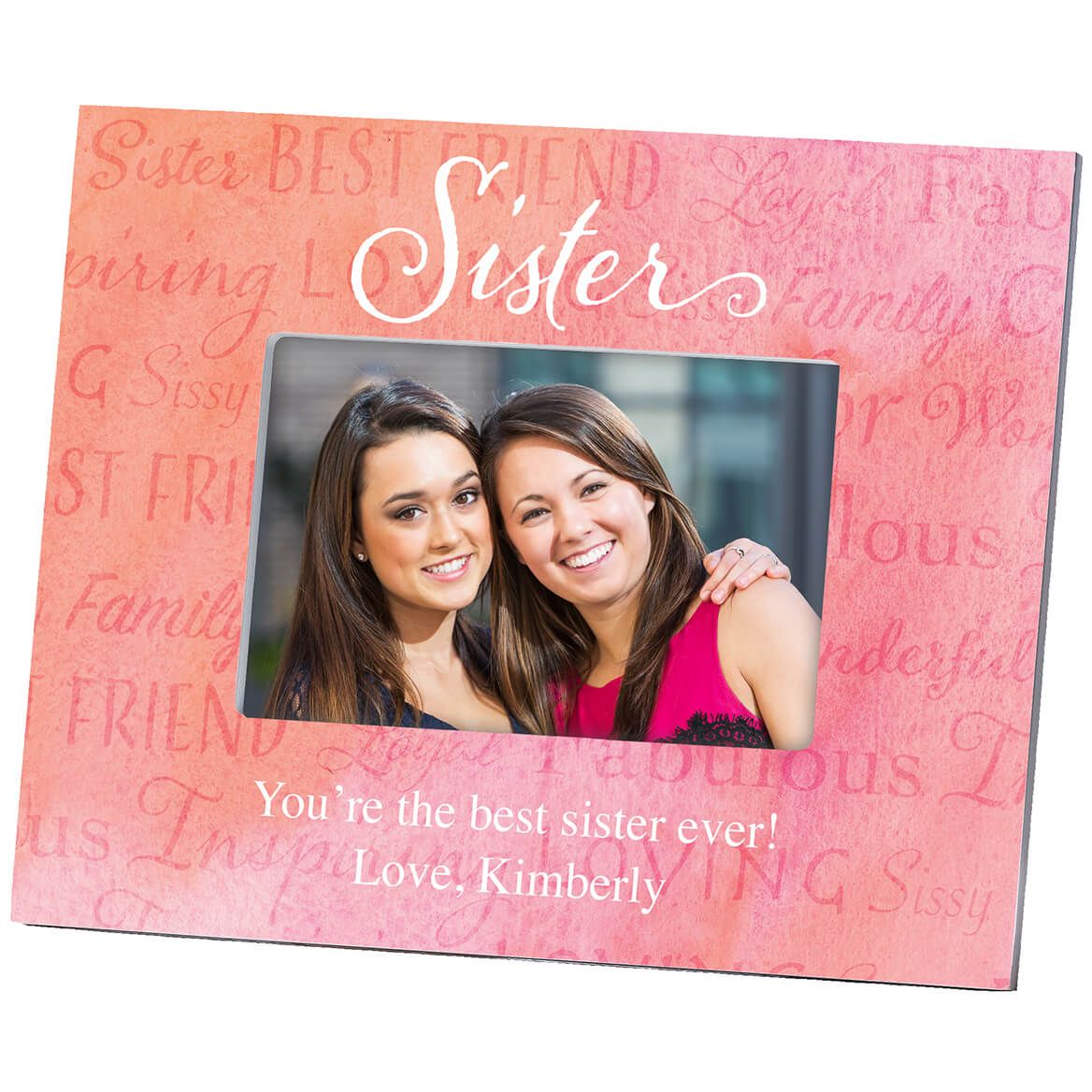Personalized Sister Word Art Frame + '-' + 364642