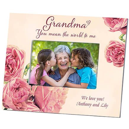 Personalized Grandma English Rose Frame-364645