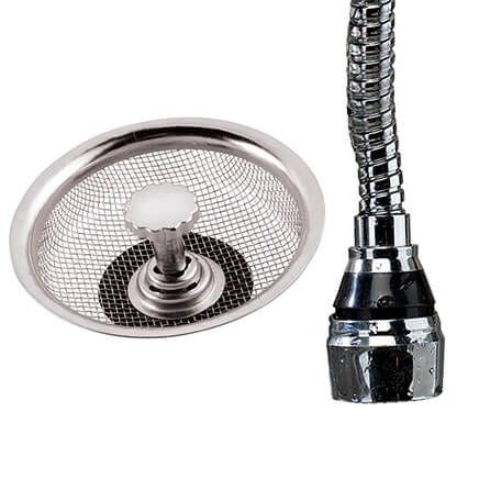 Mesh Drain Cover/Stopper and Faucet Sprayer-364787