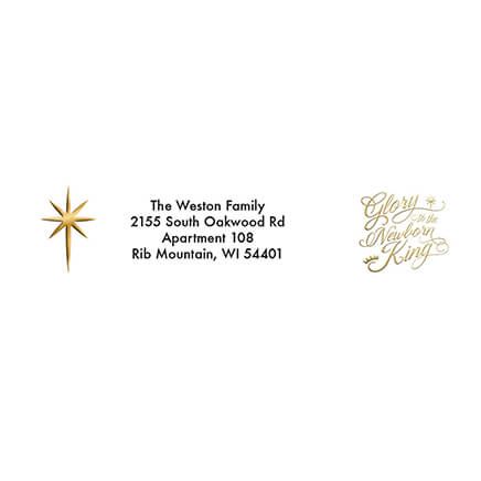 Personalized God's Love Christmas Address Labels & Seals 20-364790