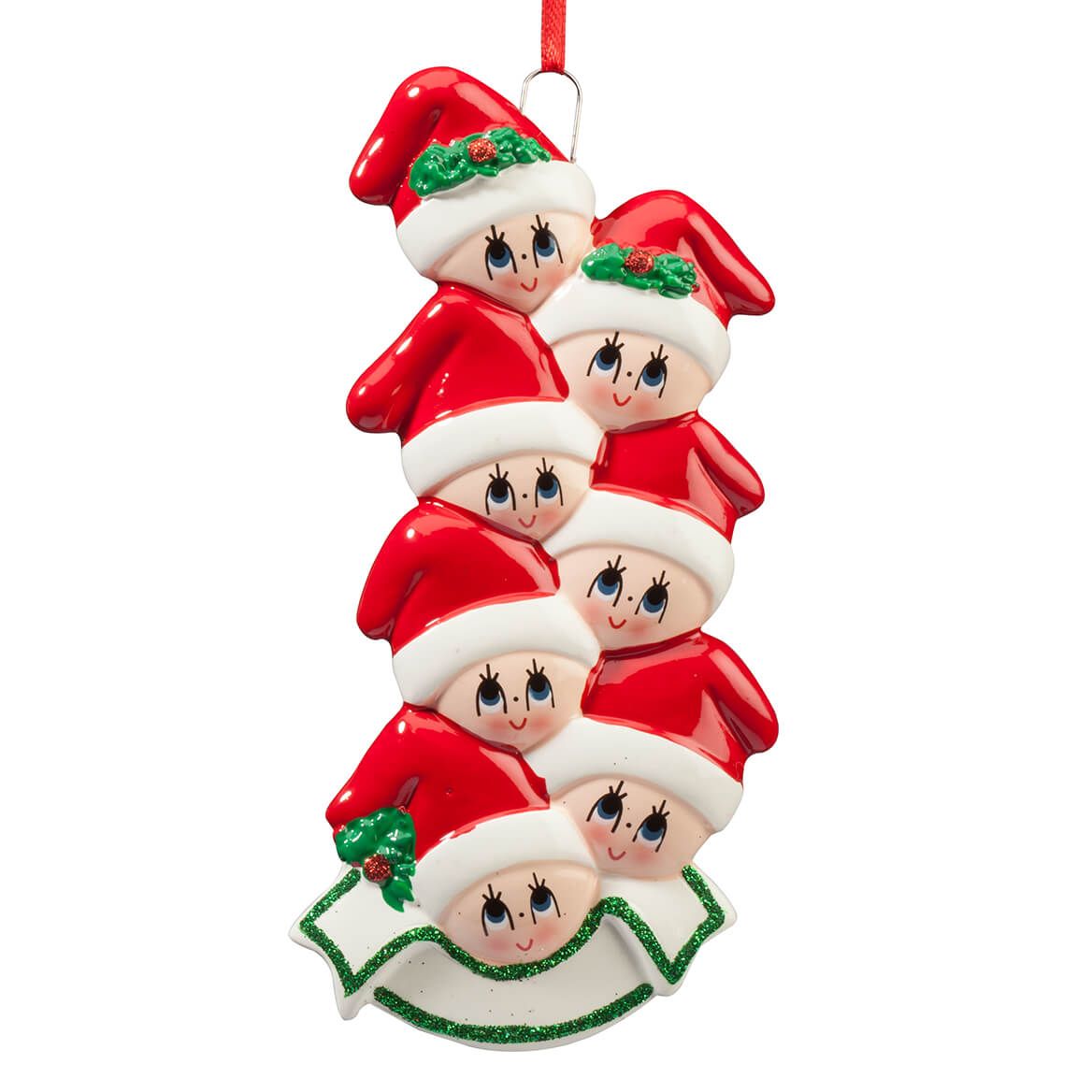 Family in Stocking Caps Ornament, Family of 7 + '-' + 364868