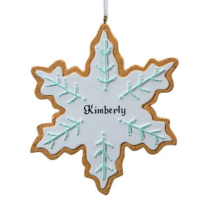 Personalized Snowflake Cookie Ornament-364877