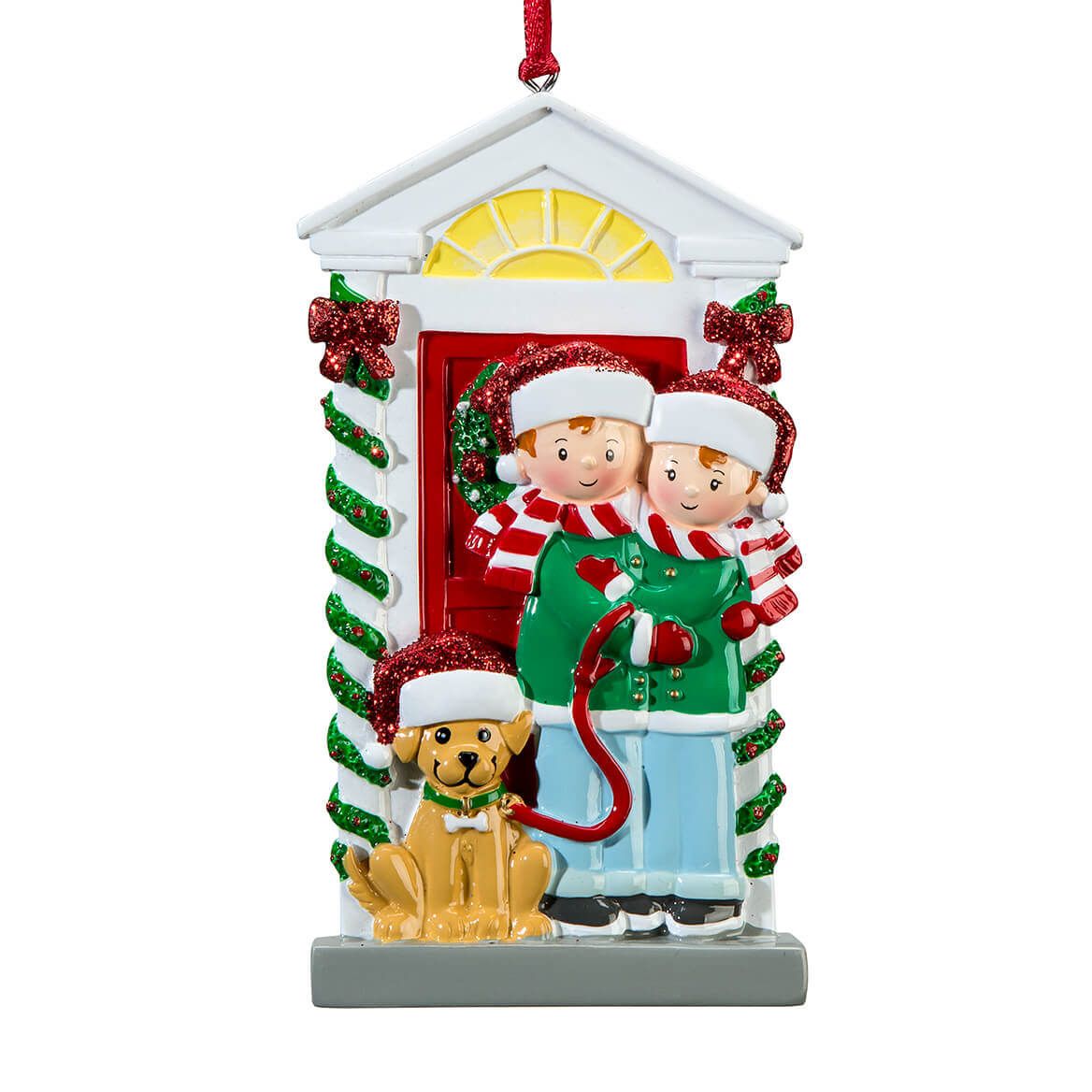 Family and Dog Ornament, Family of 2 + '-' + 364962