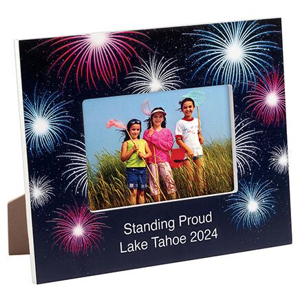 Personalized Fanciful Fireworks Frame-365632