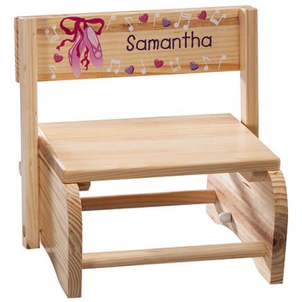 Personalized Children's Ballet Step Stool-365665