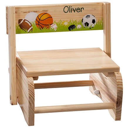 Personalized Children's Sports Step Stool-365668