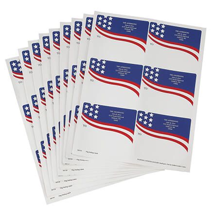 Personalized Flags Mailing Labels-365729
