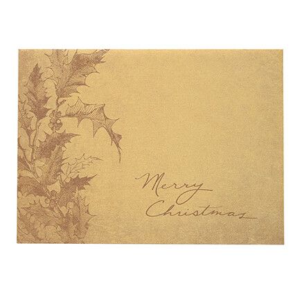 Boughs of Holly Christmas Card, Set of 18-366416