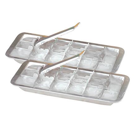 Aluminum Ice Cube Trays, Set of 2-367113