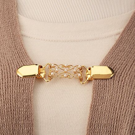 Decorative Goldtone Sweater Clasp-367731