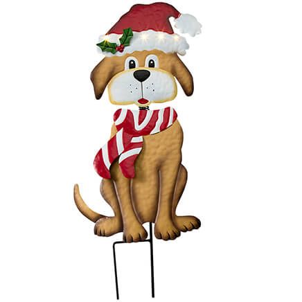 Solar Christmas Dog Stake by Fox River™ Creations-368062