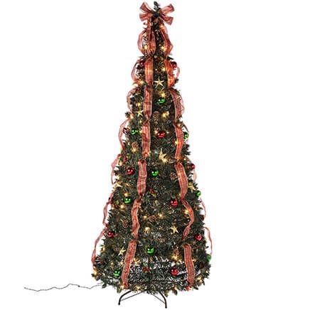 7' Plaid Pull-Up Tree by Holiday Peak™      XL-368144