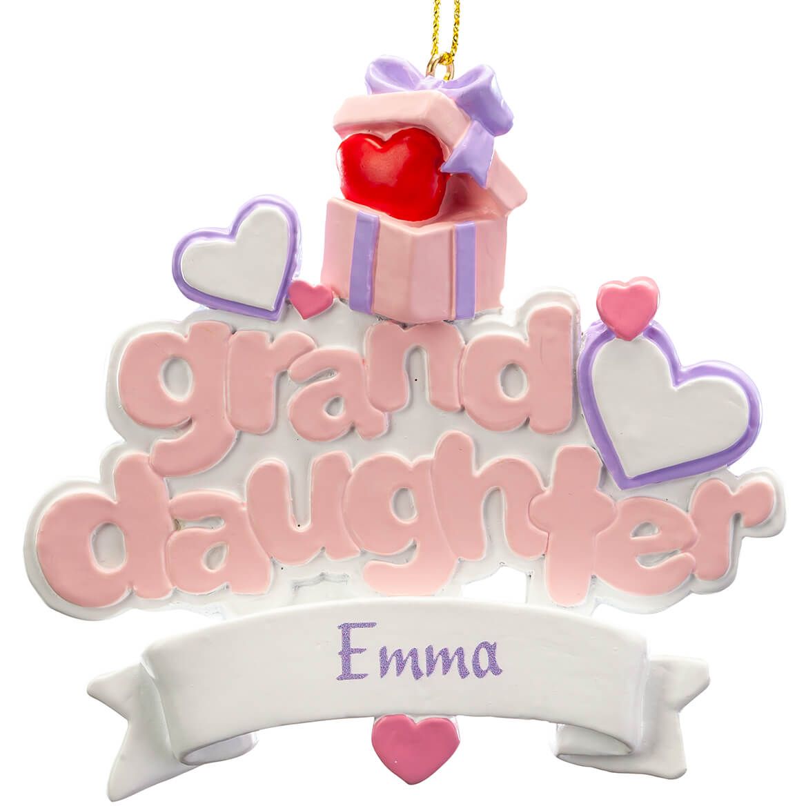 Personalized Granddaughter Ornament + '-' + 368191