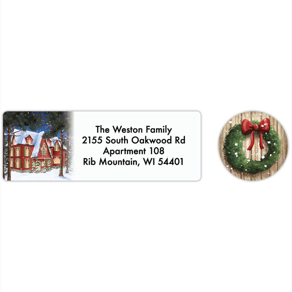 Personalized Home for the Holidays Labels & Envelope Seals 20 + '-' + 368277