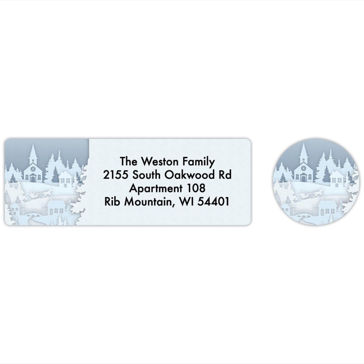 Papercut Collage Labels & Envelope Seals Set of 20 + '-' + 368282