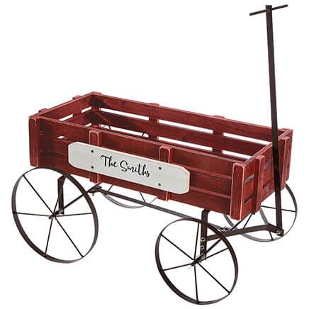 Personalized Red Wagon Planter-368386