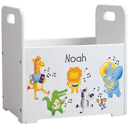 Personalized Musical Animals Book Caddy-368444
