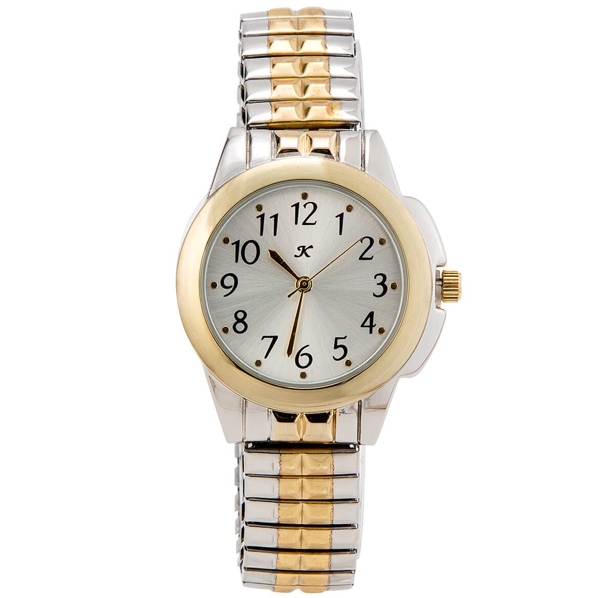 Two-Tone Watch with Stretch Band + '-' + 368470