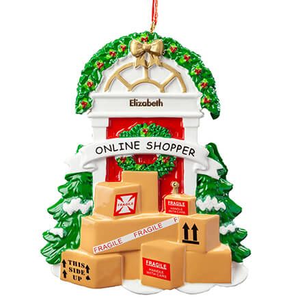 Personalized Online Shopper Ornament-368534