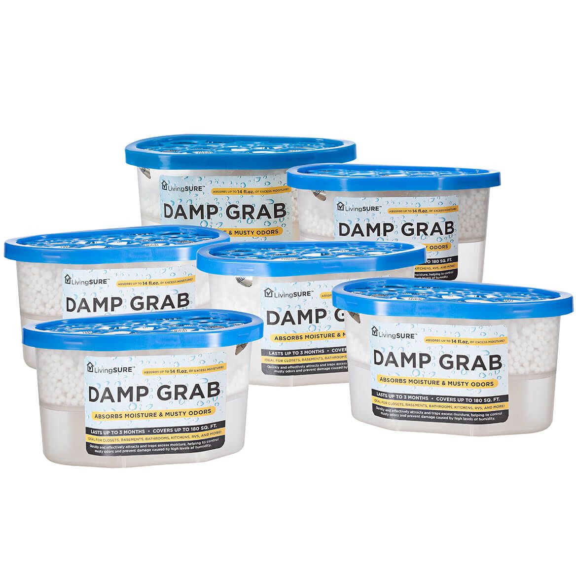 Damp Grab by LivingSURE™, Set of 6 + '-' + 368736