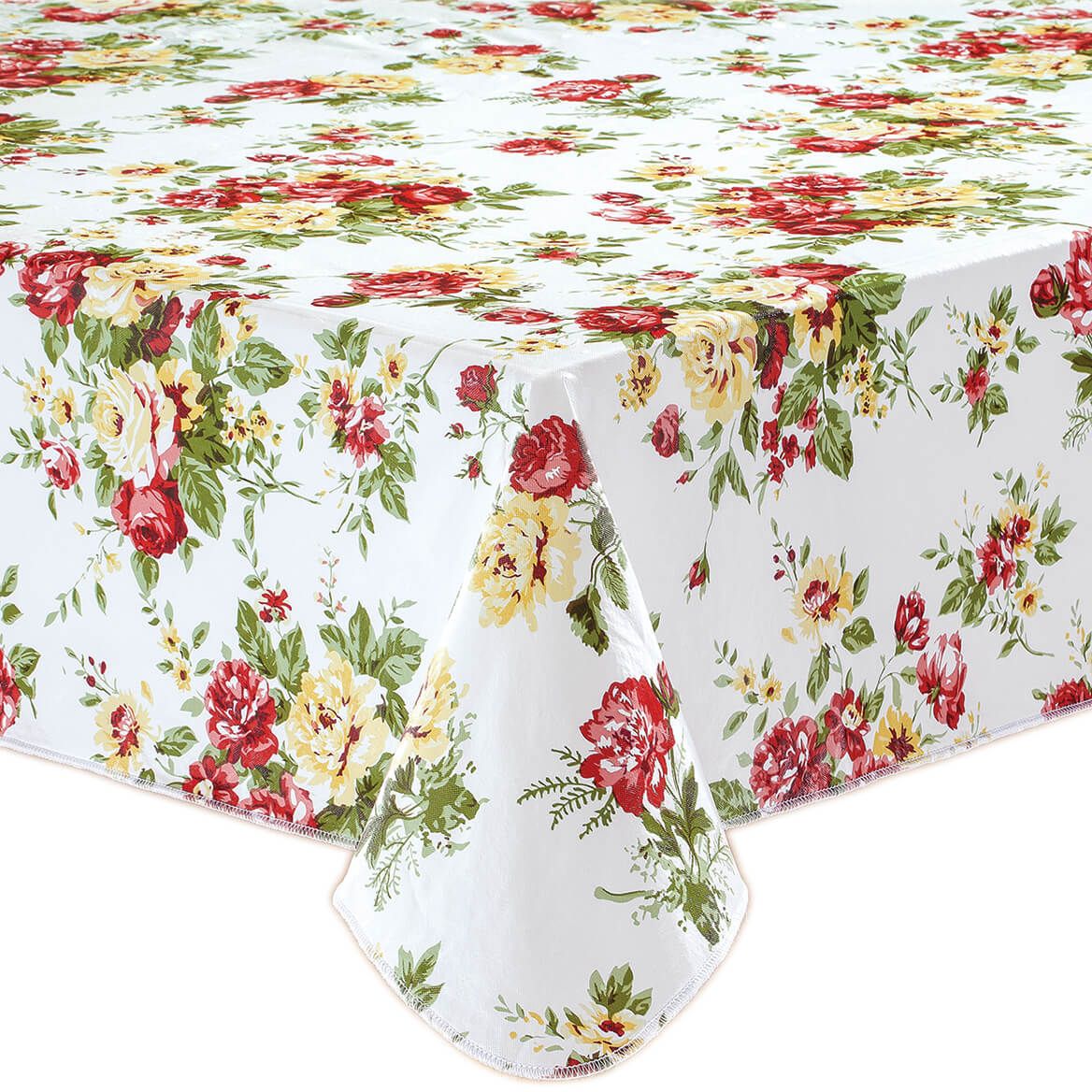Country Rose Vinyl Table Cover by Chef's Pride + '-' + 368834