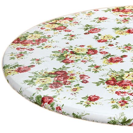 Country Rose Elasctized Vinyl Table Cover by Chef's Pride™-368835
