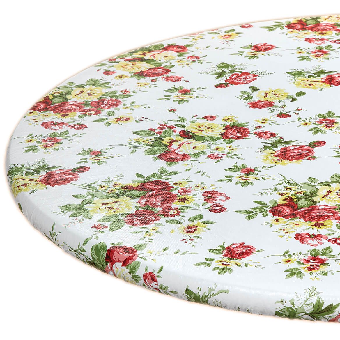 Country Rose Elasctized Vinyl Table Cover by Chef's Pride™ + '-' + 368835