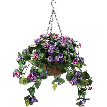 Fully Assembeld Pansy Hanging Basket by OakRidge™-368881