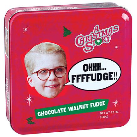 A Christmas Story Fudge Tin, Chocolate Walnut, 12oz.-368945