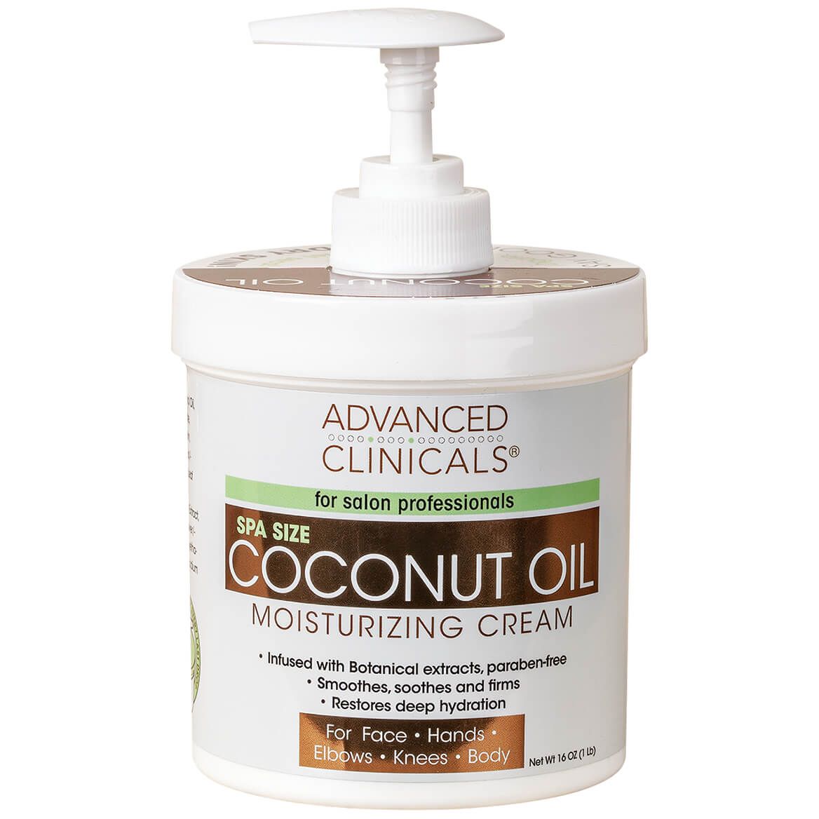 Advanced Clinicals® Coconut Oil Moisturizing Cream + '-' + 368953