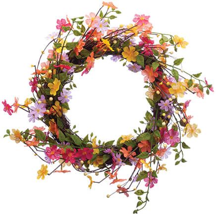 Wildflower Twig Wreath by OakRidge™-369204