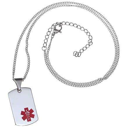 Personalized Medical ID Tag Necklace-369366
